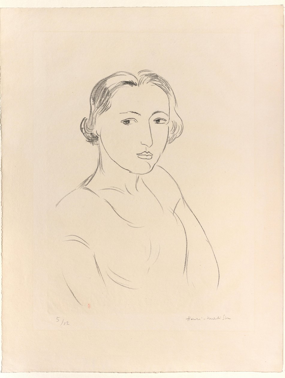Kopf einer jungen Frau von Henri Matisse
