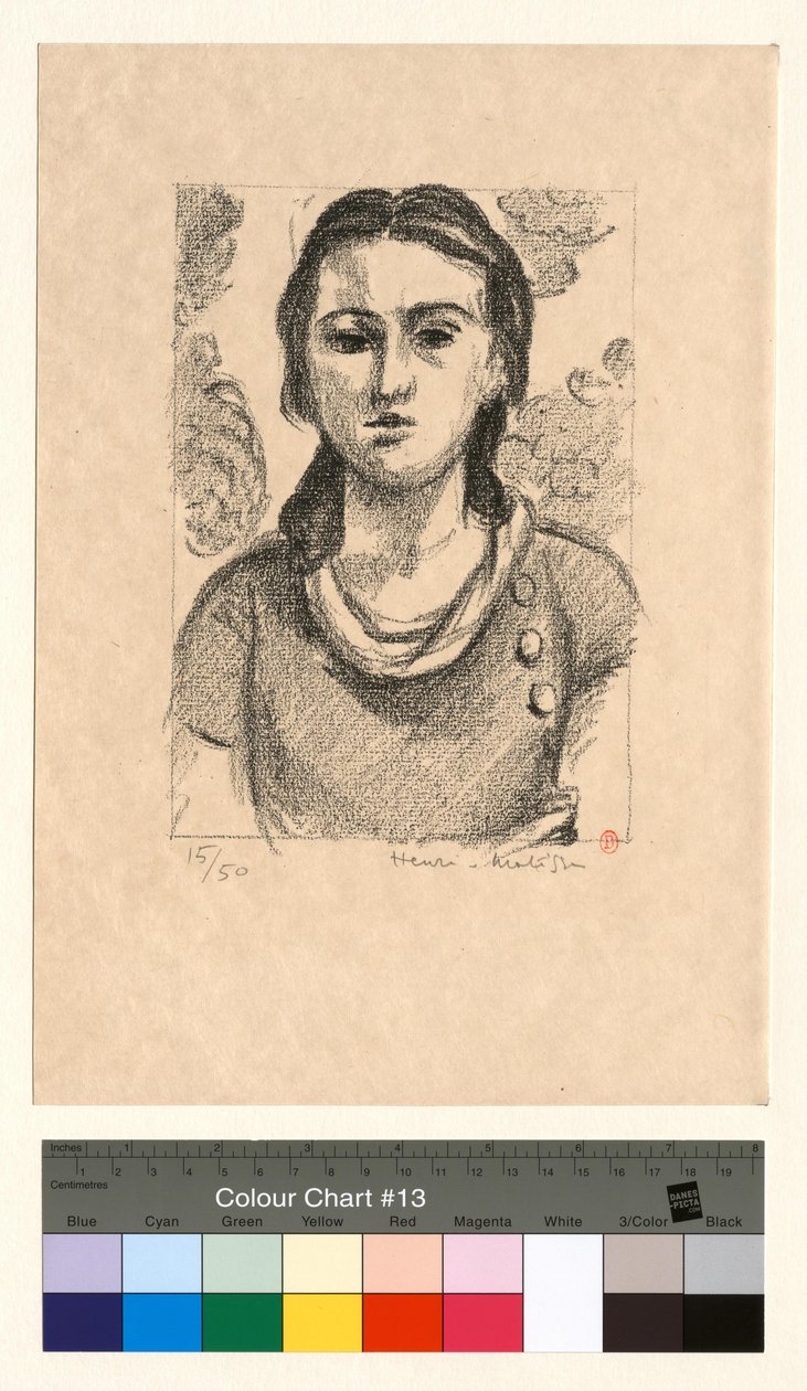 Kopf eines jungen Mädchens von Henri Matisse