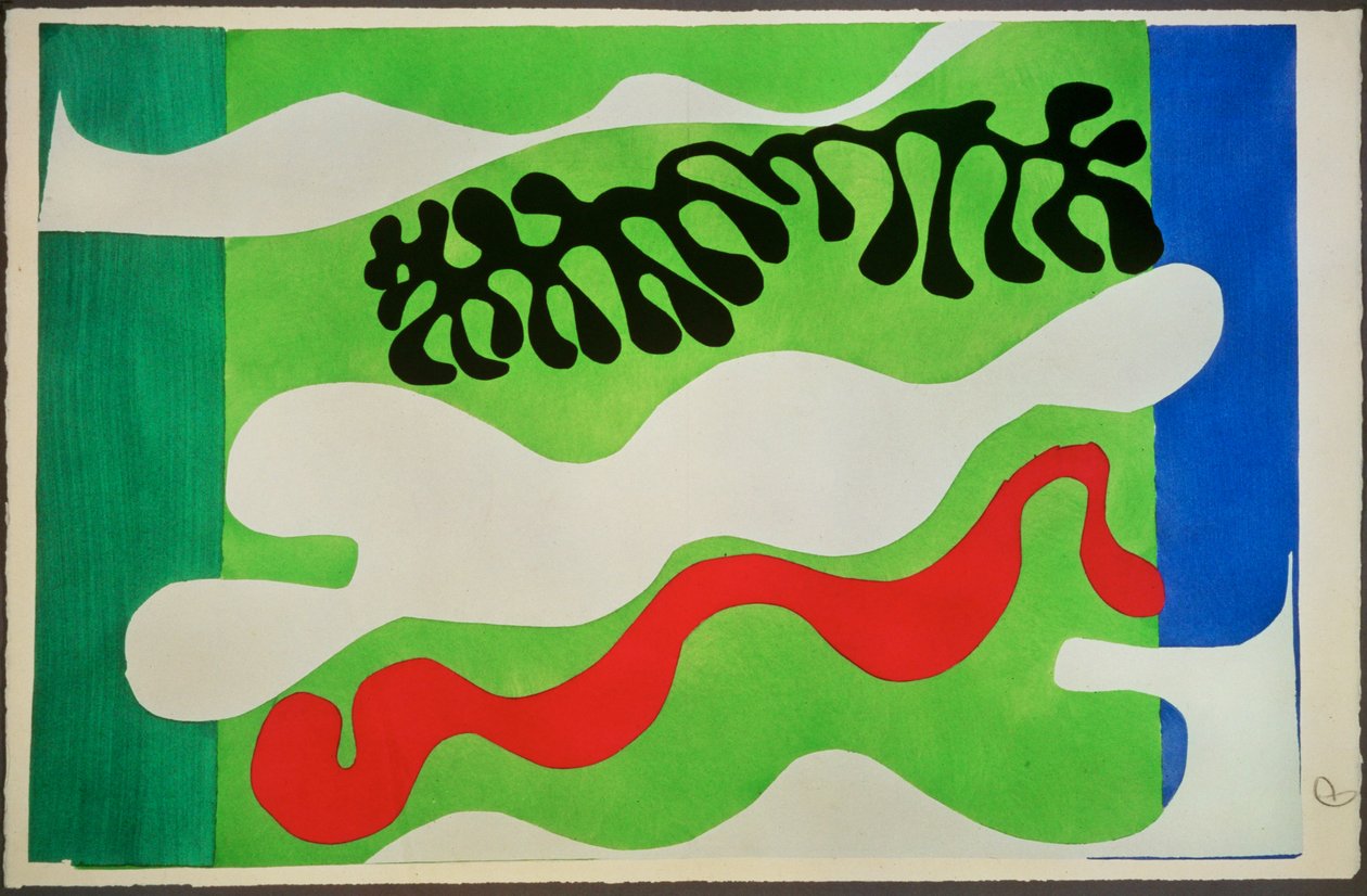 Die Lagune, aus der Serie "Jazz" von Henri Matisse
