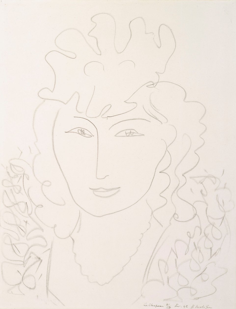 Frau mit Hut von Henri Matisse