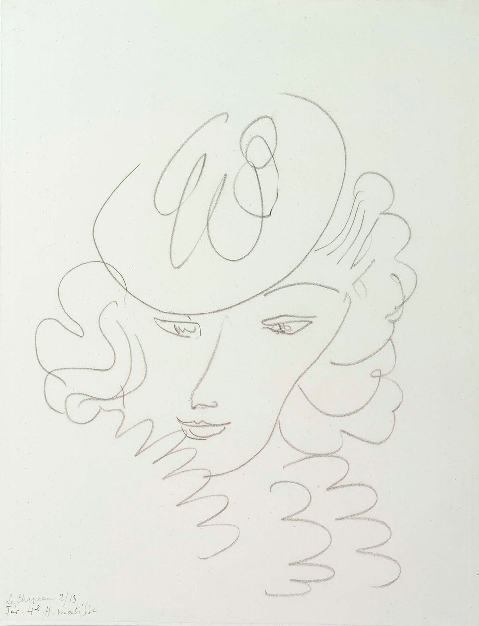 Frau mit Hut von Henri Matisse