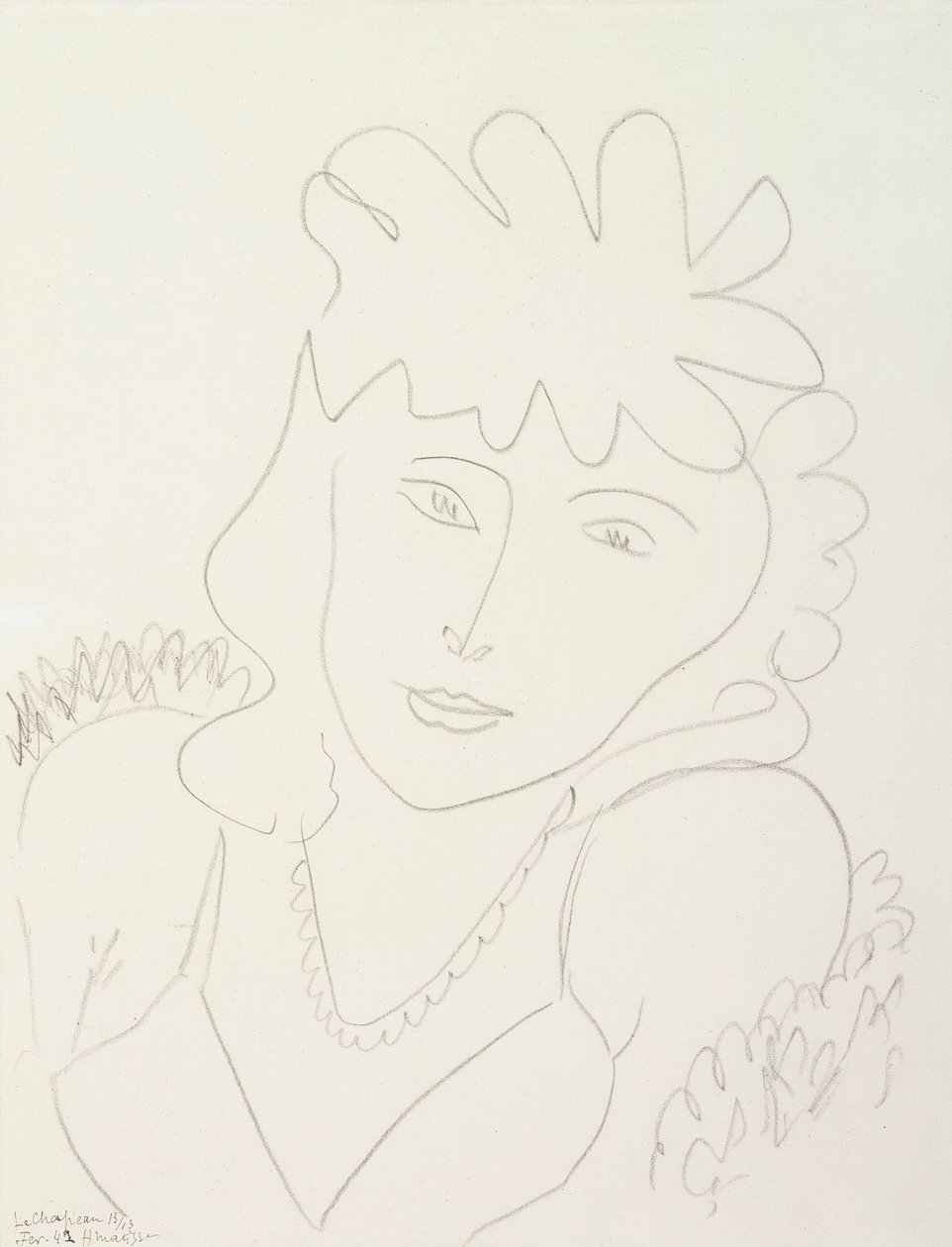 Frau mit Hut von Henri Matisse