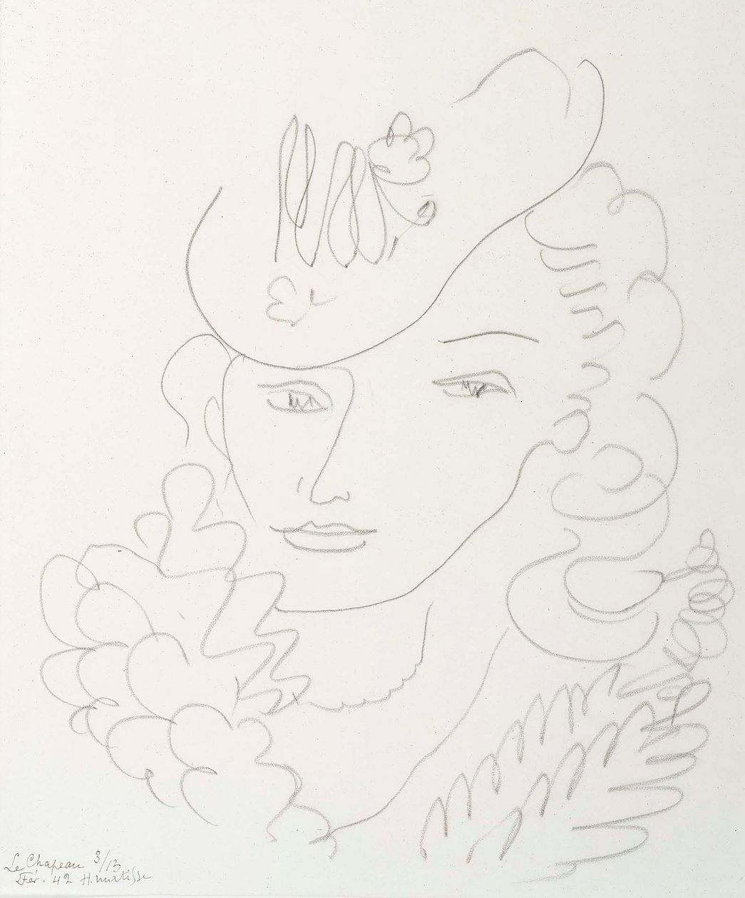 Frau mit Hut von Henri Matisse