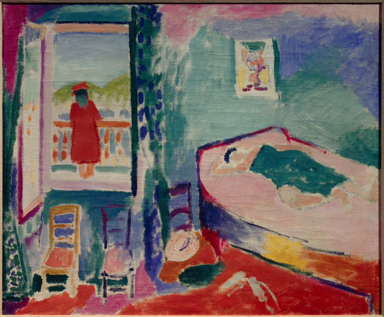 Interieur in Collioure - Die Siesta 1905 von Henri Matisse