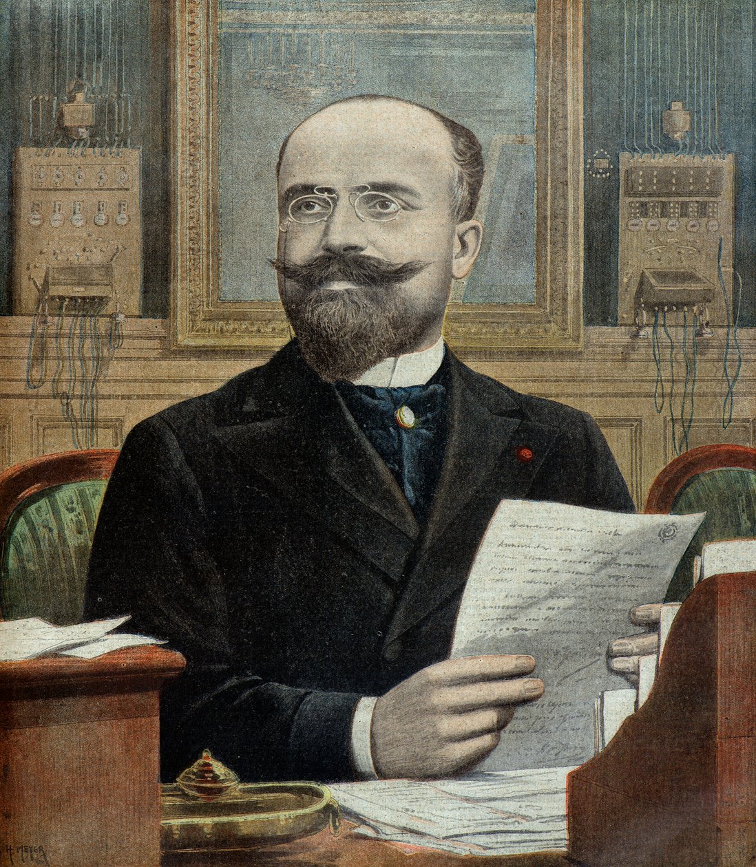 Der Polizeipräfekt von Paris Charles Blanc von Henri Meyer