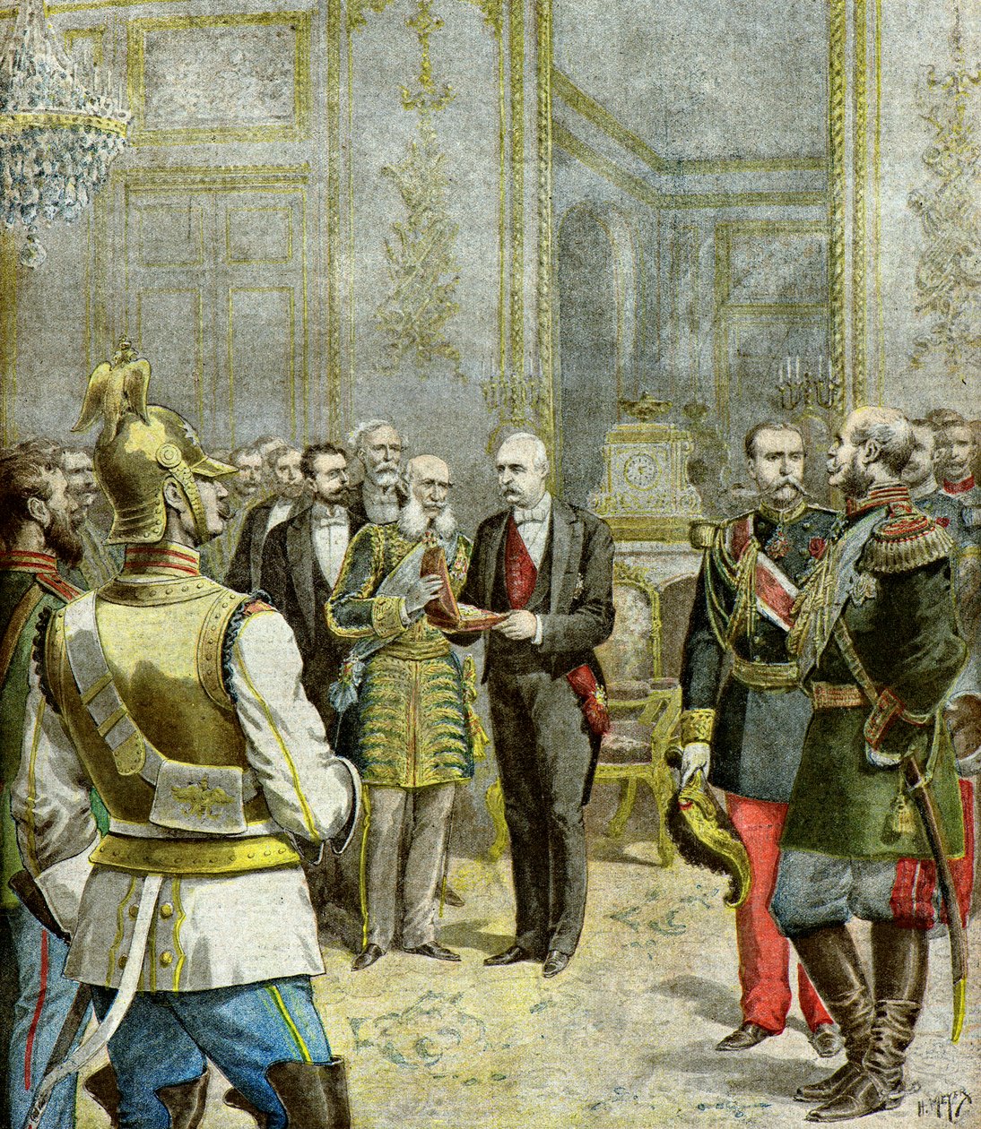 Der russische Diplomat Baron de Mohrenheim von Henri Meyer