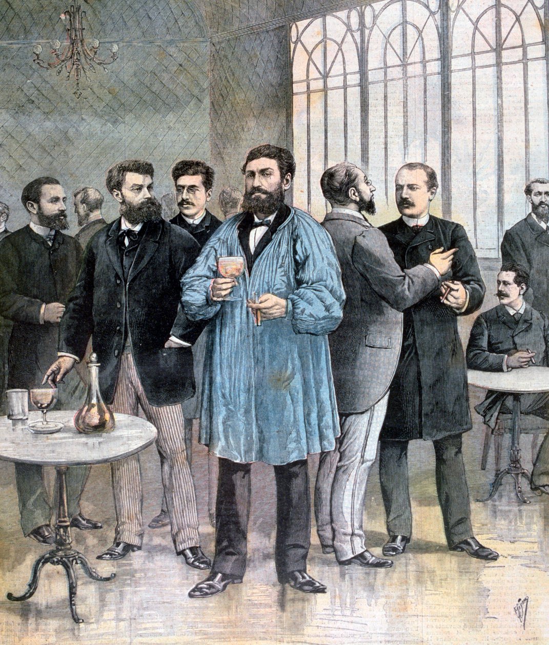 Die Erfrischungsbar, Abgeordnetenkammer von Frankreich, Paris, 1892 von Henri Meyer