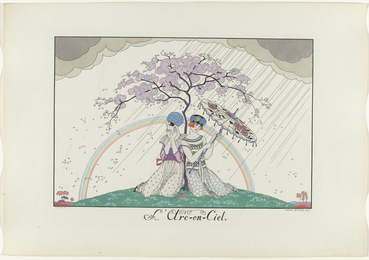Das Glück des Tages oder die Grazien in Mode: Der Regenbogen von Henri Reidel