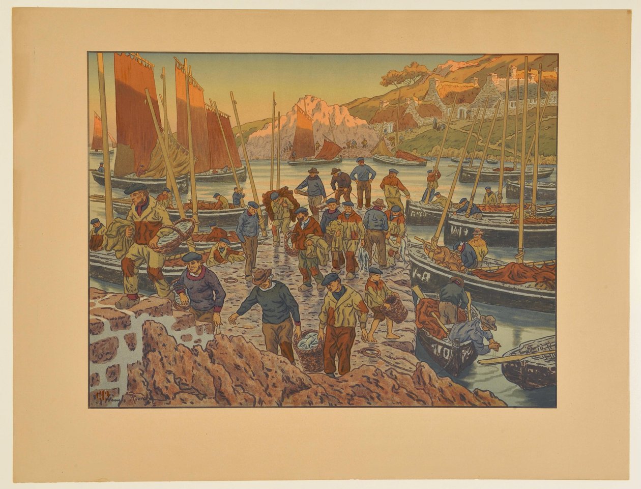 [Der Hafen] von Henri Rivière