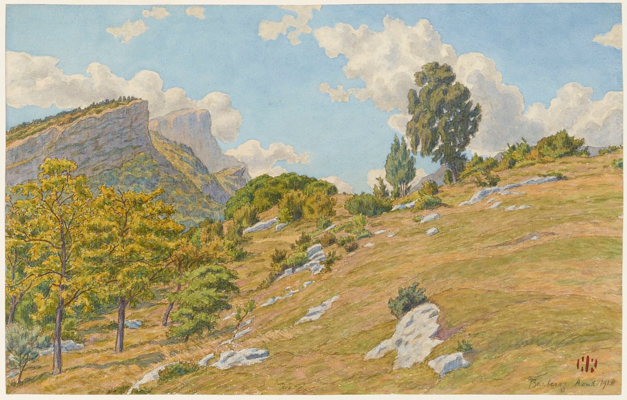 Plateaux de Barberaz von Henri Rivière