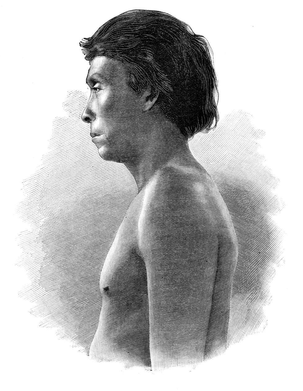 Guatsu-Indianer, Zentralamerika, ca. 1890 von Henri Thiriat