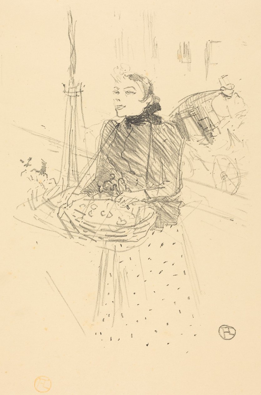 Kauft meine schönen Veilchen von Henri de Toulouse-Lautrec
