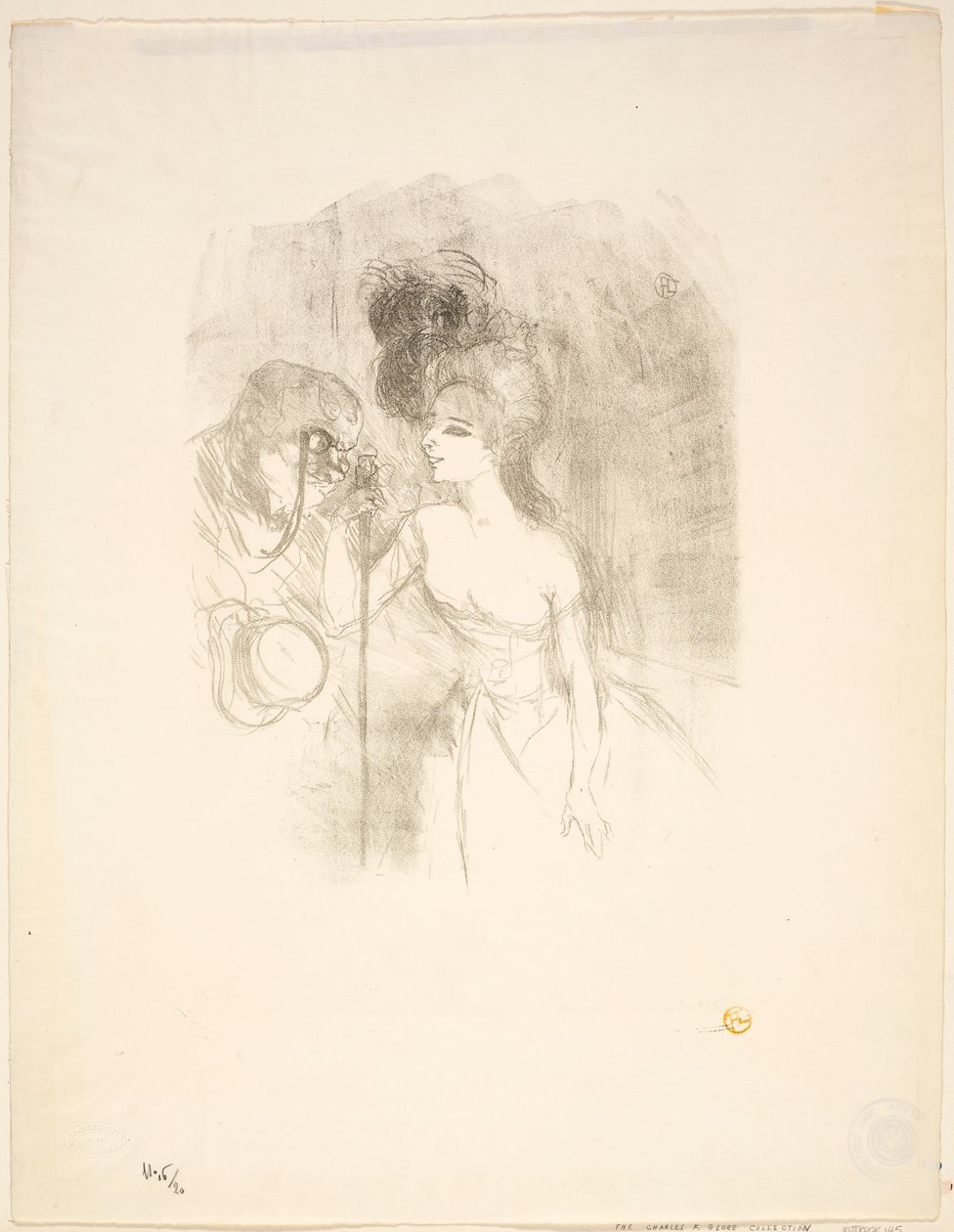 Anna Held und Baldy von Henri de Toulouse-Lautrec