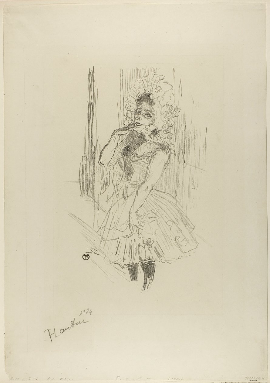 Anna Held, in Toutes ces Dames au Théâtre von Henri de Toulouse-Lautrec