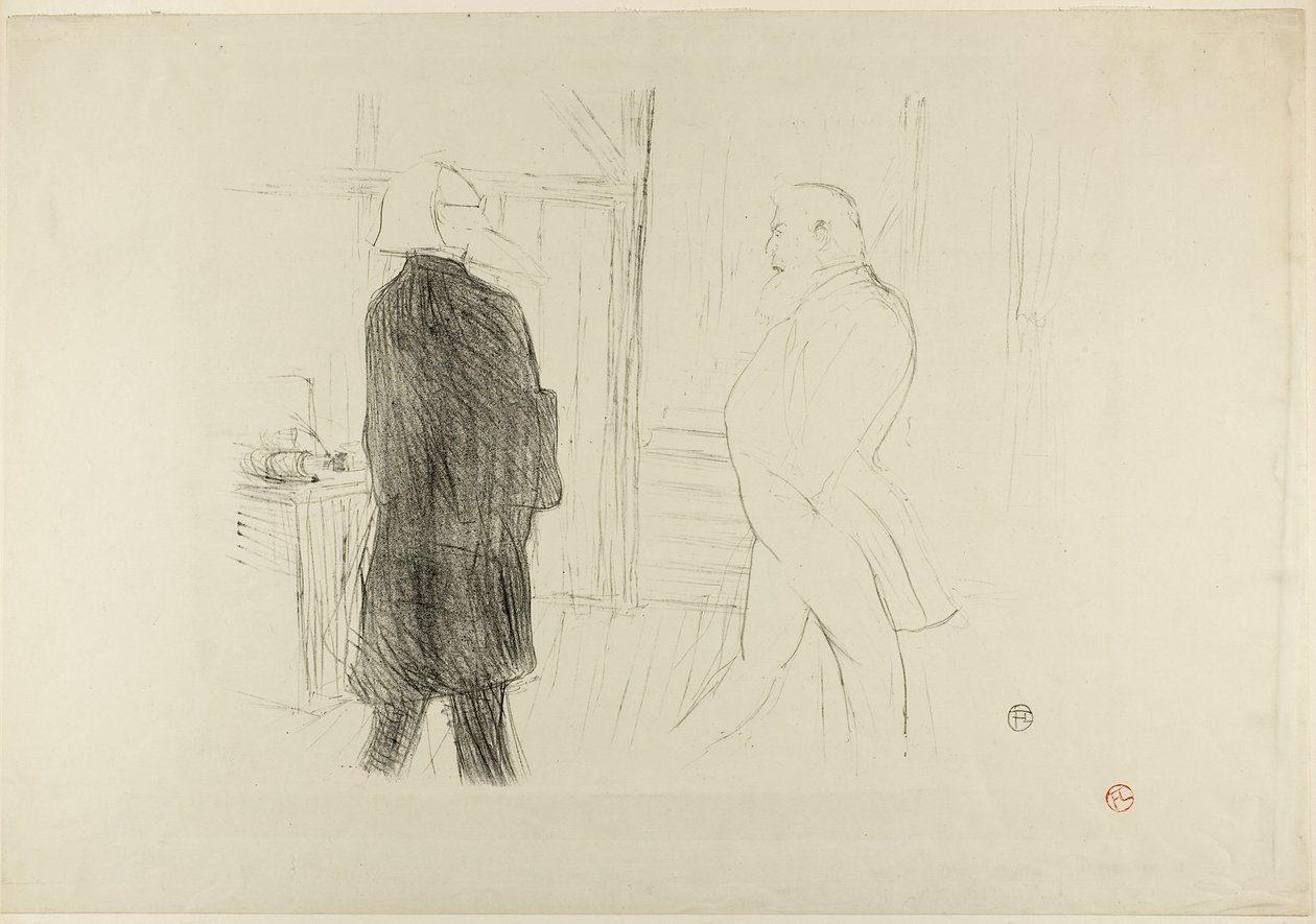 Antoine und Gémier, in Une Faillite von Henri de Toulouse-Lautrec