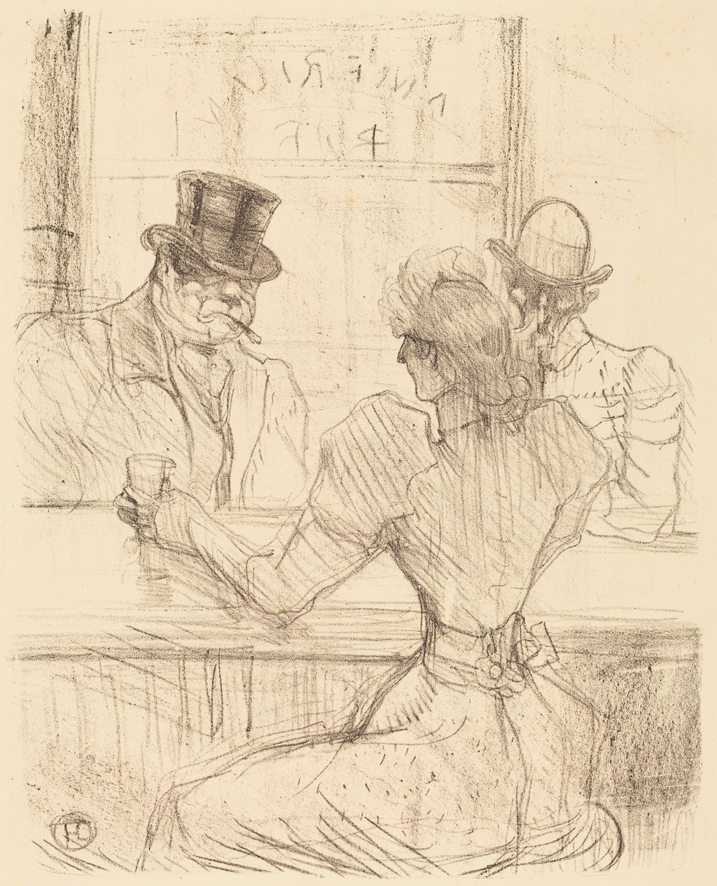 In der Picton-Bar, Rue Scribe von Henri de Toulouse-Lautrec