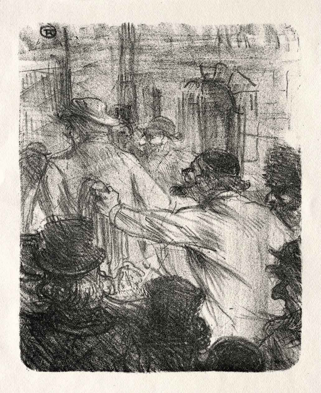 Am Fuße des Sinai: Die Tuchhalle, Krakau von Henri de Toulouse-Lautrec
