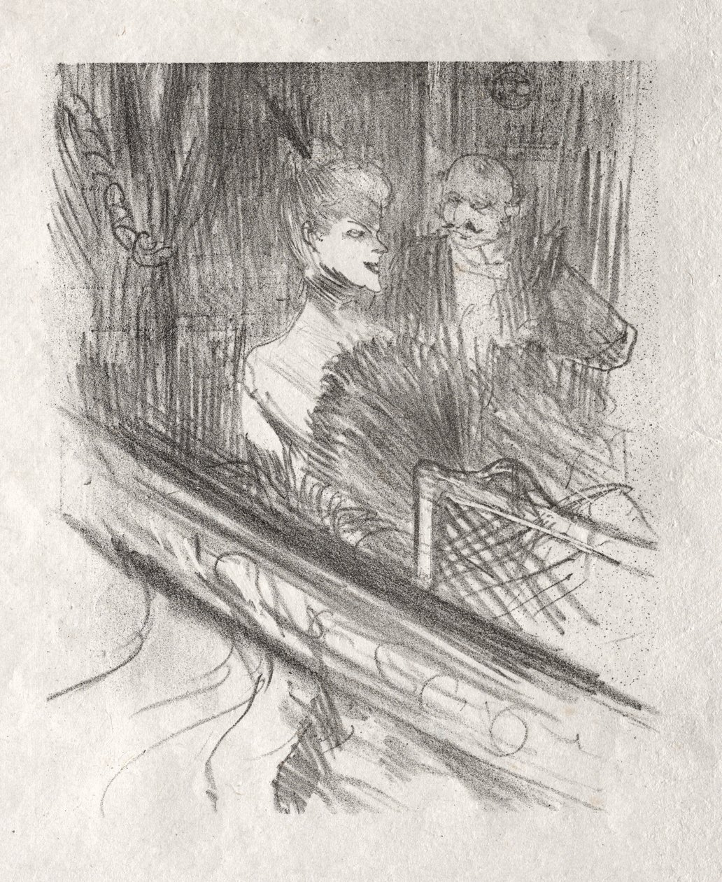 Am Fuße des Sinai: Der Baron Moses von Henri de Toulouse-Lautrec