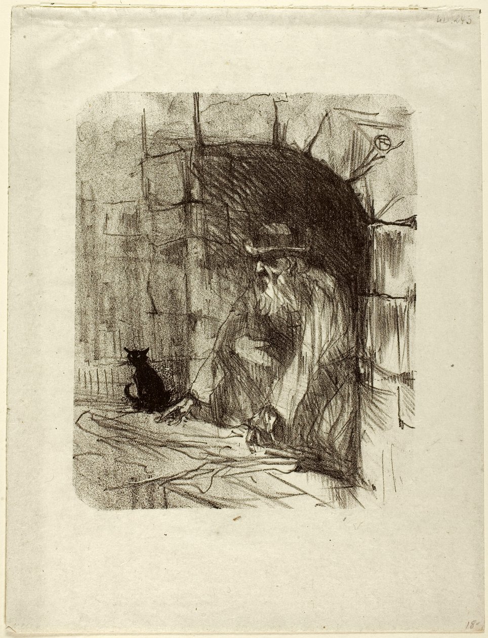 Hinterzimmer eines Ladens in Krakau, aus Au Pied du Sinaï von Henri de Toulouse-Lautrec