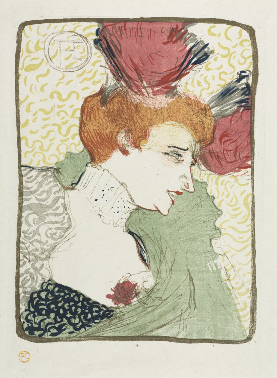 Büste von Mademoiselle Lender von Henri de Toulouse-Lautrec