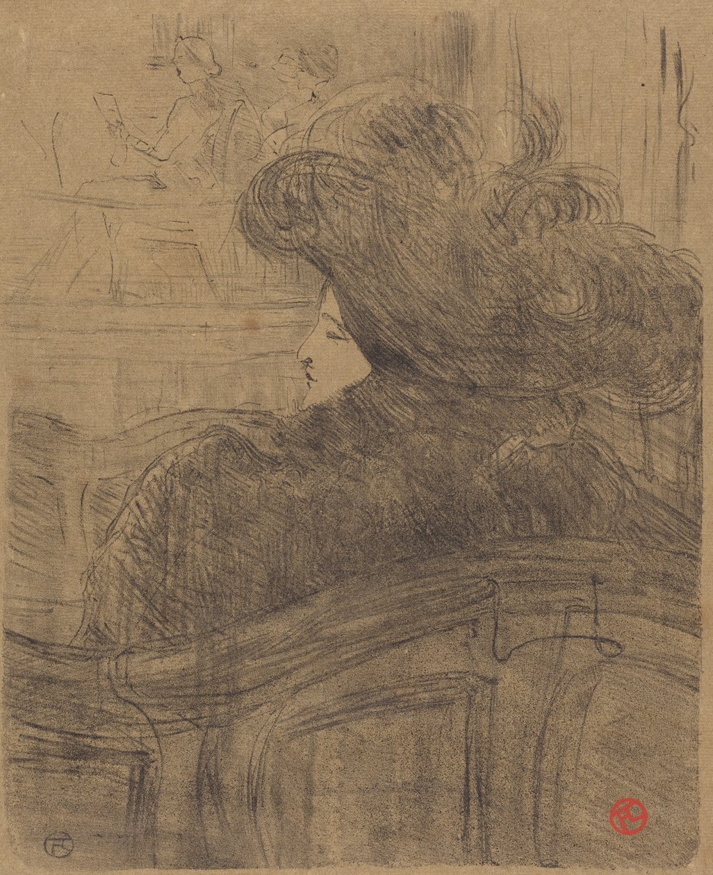 Cléo de Mérode von Henri de Toulouse-Lautrec