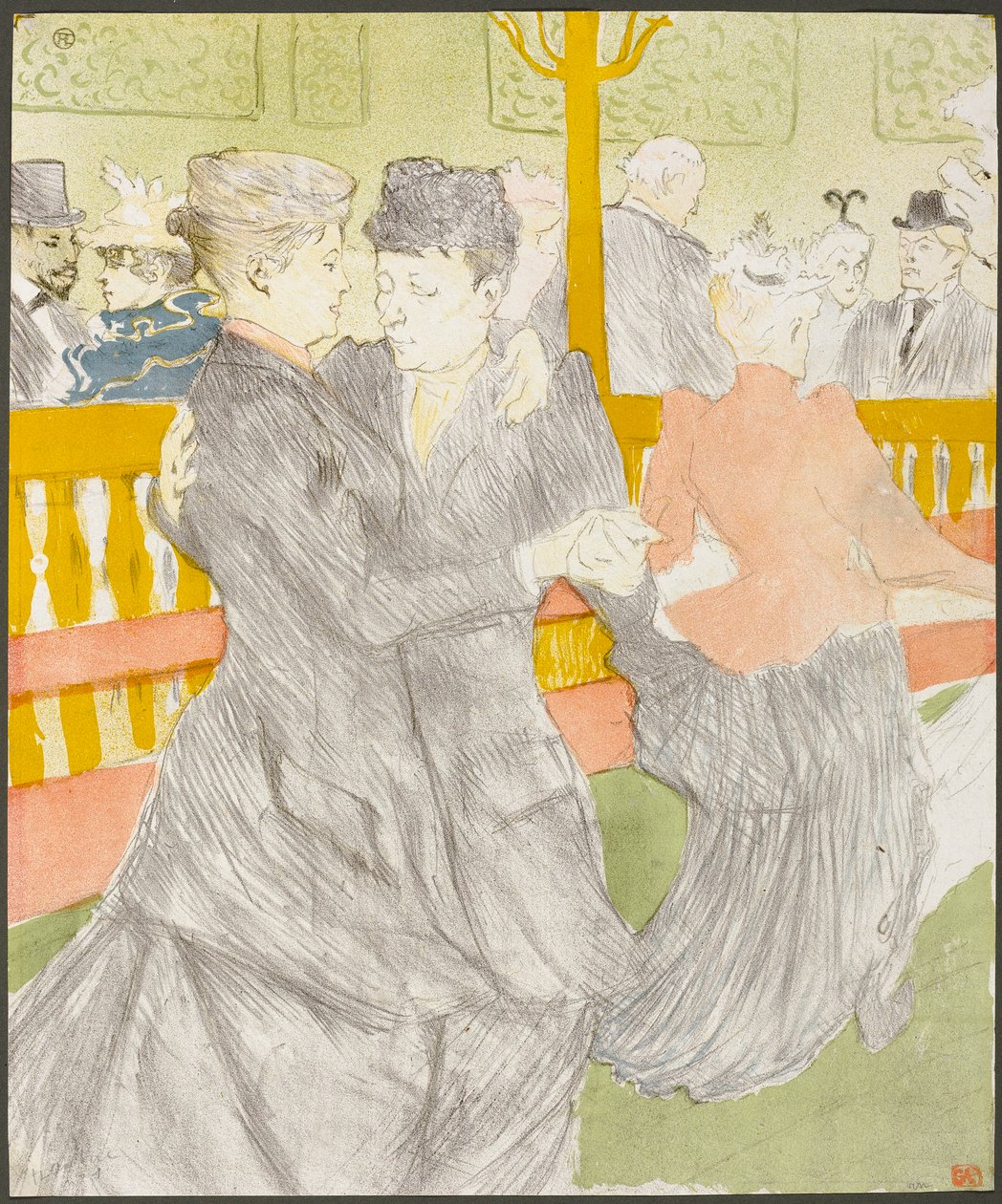 Tanz im Moulin Rouge von Henri de Toulouse-Lautrec