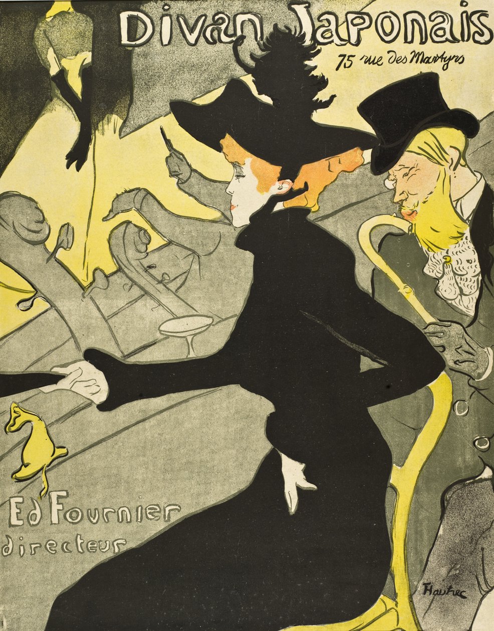 Divan Japonais von Henri de Toulouse-Lautrec