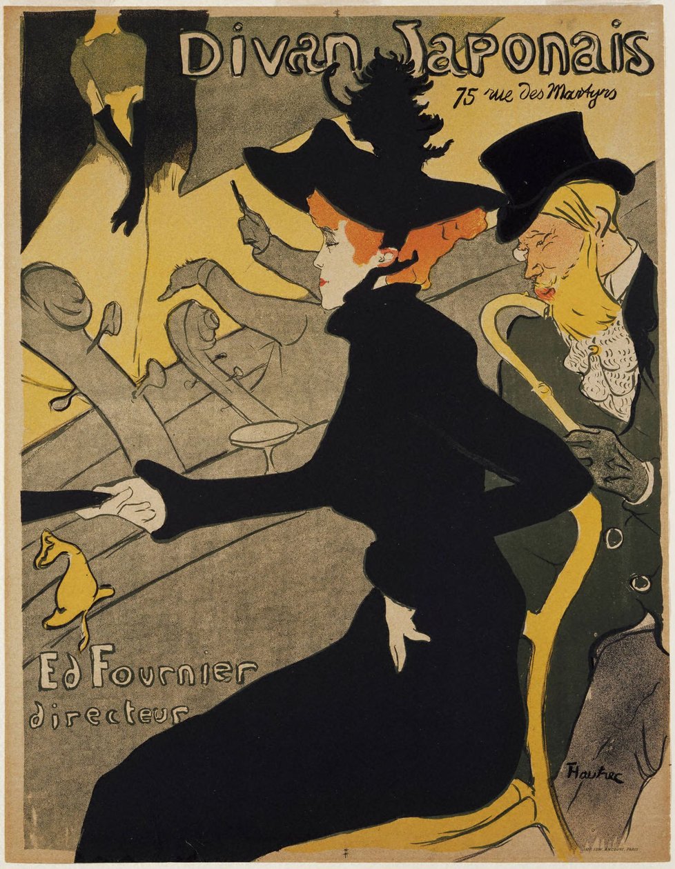 Divan Japonais von Henri de Toulouse-Lautrec