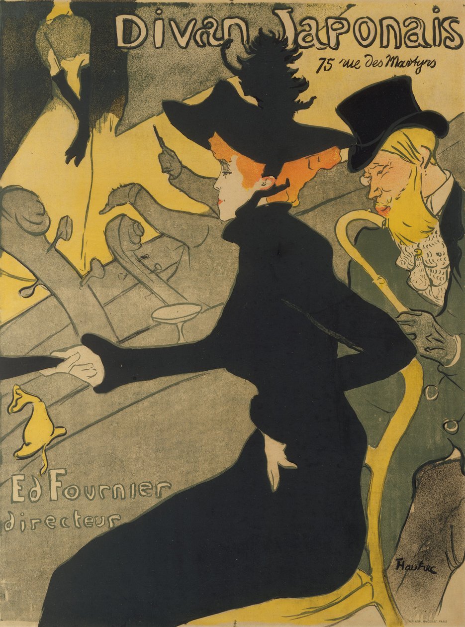 Divan Japonais von Henri de Toulouse-Lautrec