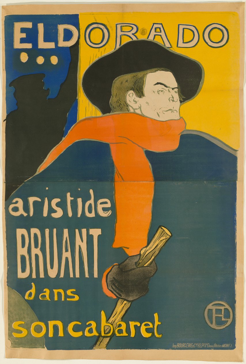 Eldorado: Aristide Bruant von Henri de Toulouse-Lautrec