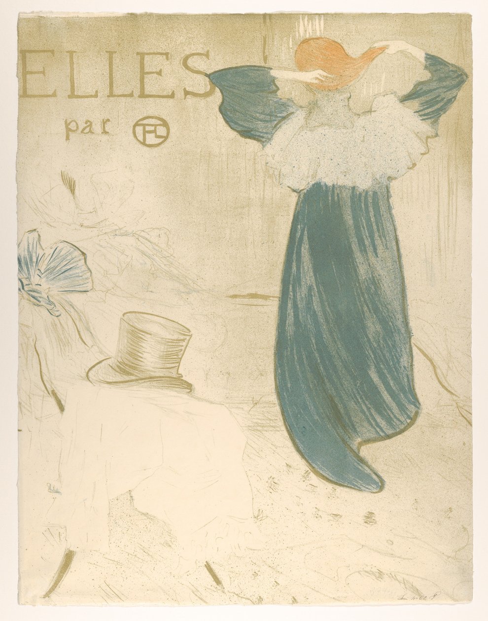 Elles (Portfolio-Cover) von Henri de Toulouse-Lautrec