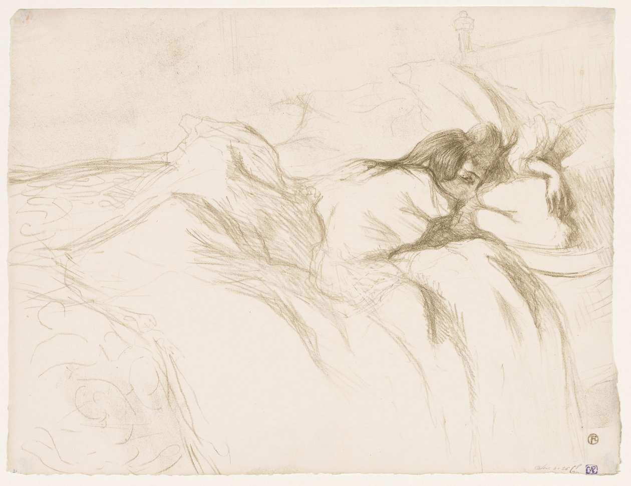 Elles: Schlafende Frau von Henri de Toulouse-Lautrec