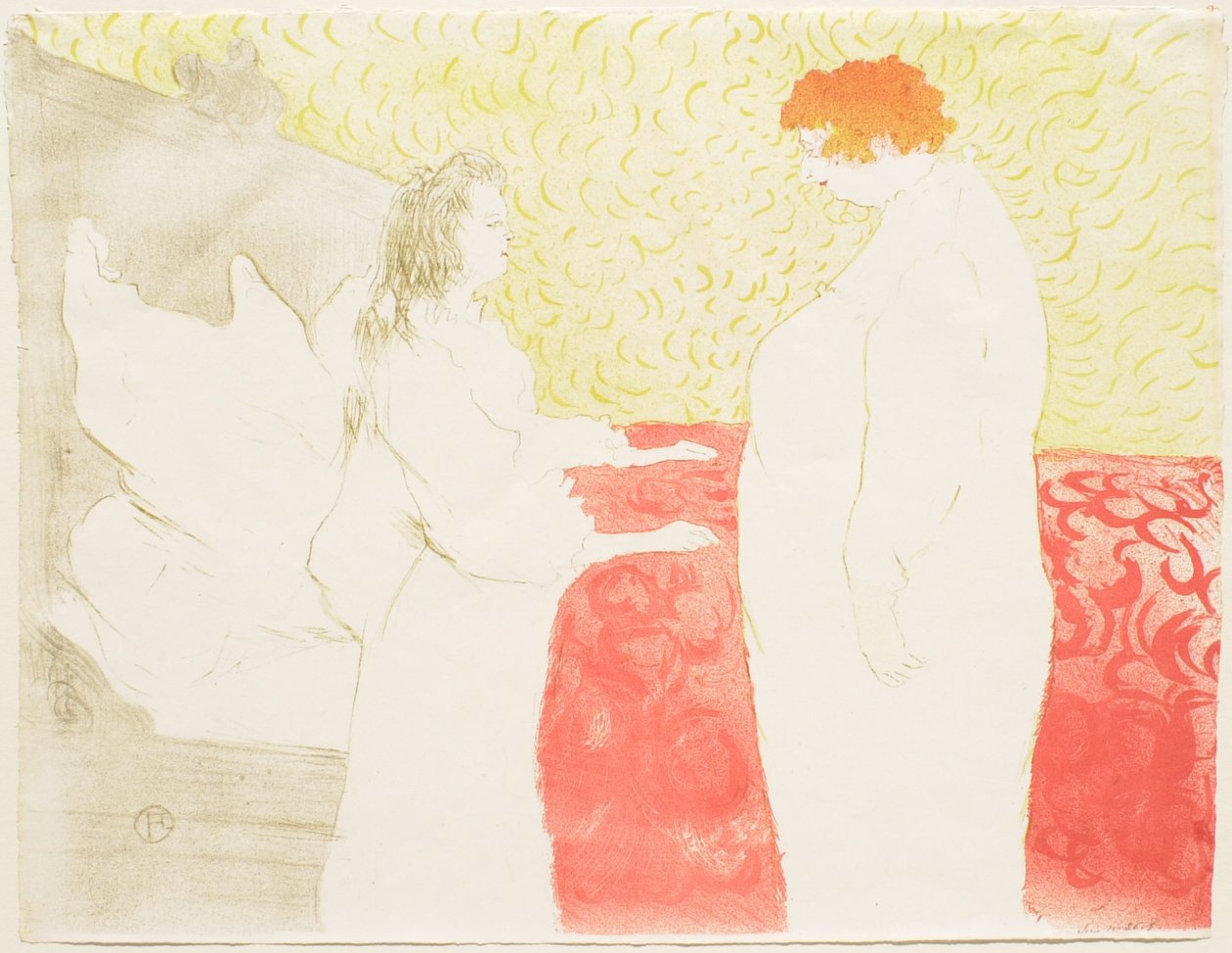 Elles: Frau im Bett, im Profil gesehen - Das Erwachen von Henri de Toulouse-Lautrec