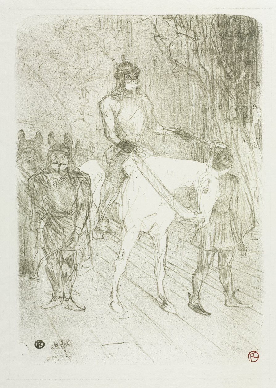 Eintritt des Brauers, in Chilpéric von Henri de Toulouse-Lautrec