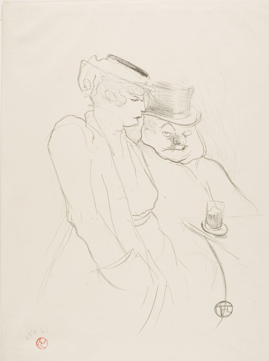 In ihren Vierzigern von Henri de Toulouse-Lautrec