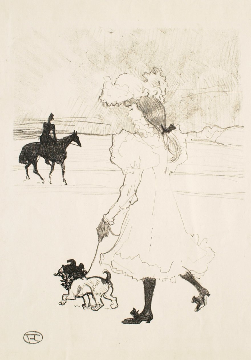 Im Bois de Boulogne von Henri de Toulouse-Lautrec