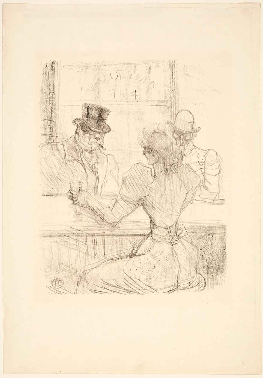 In der Picton Bar (American Bar), rue Scribe von Henri de Toulouse-Lautrec
