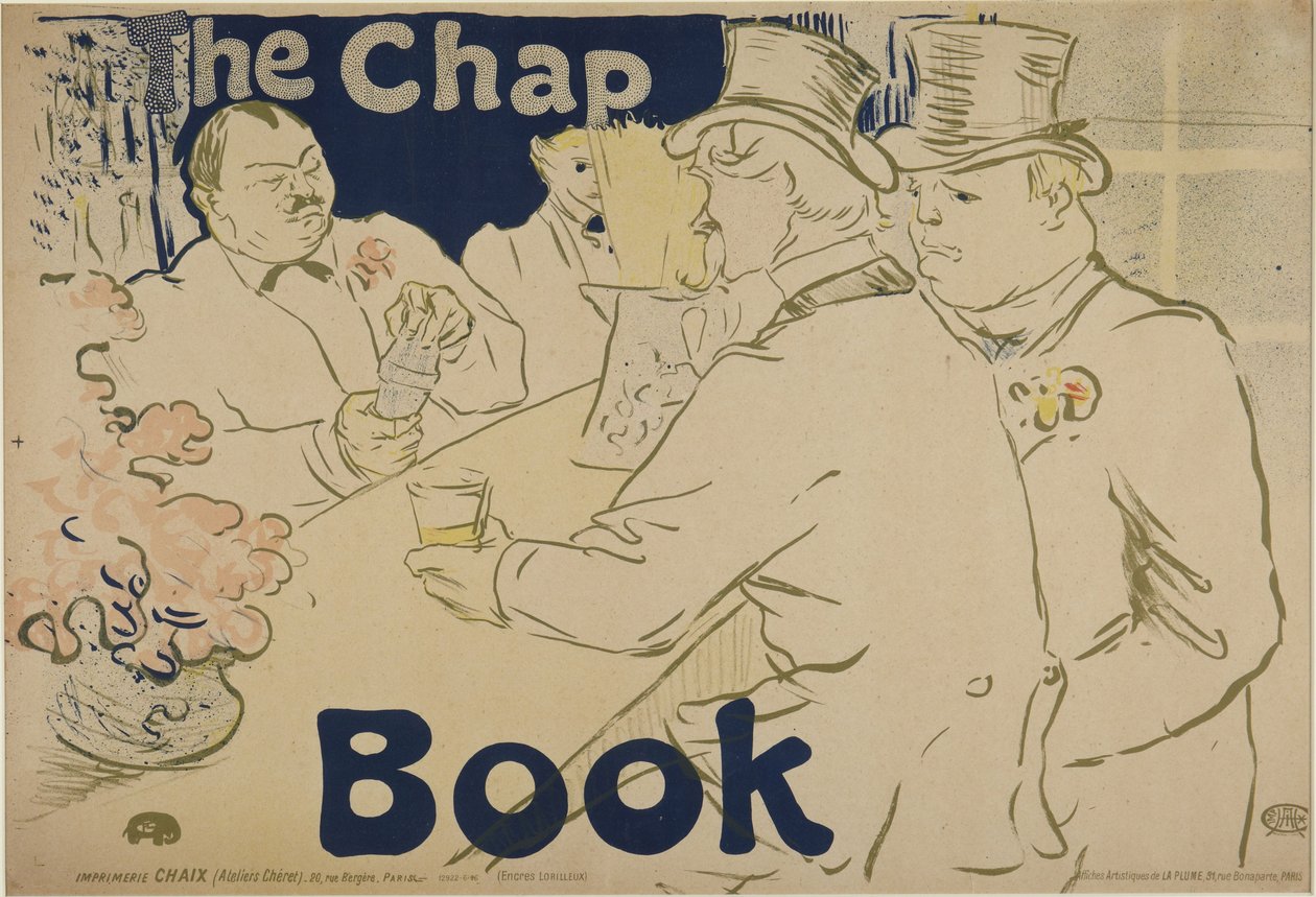 Irische und amerikanische Bar, Rue Royale -- "Das Chapbook" von Henri de Toulouse-Lautrec