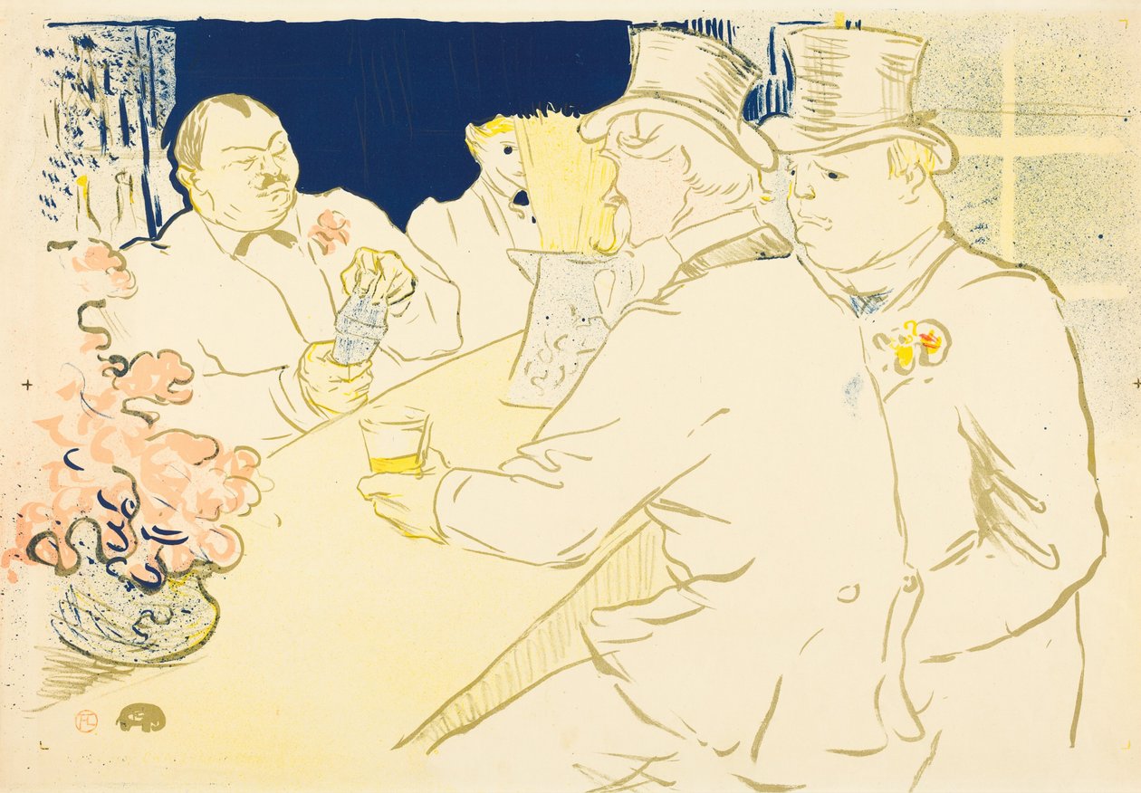 Irische und amerikanische Bar, Rue Royale von Henri de Toulouse-Lautrec
