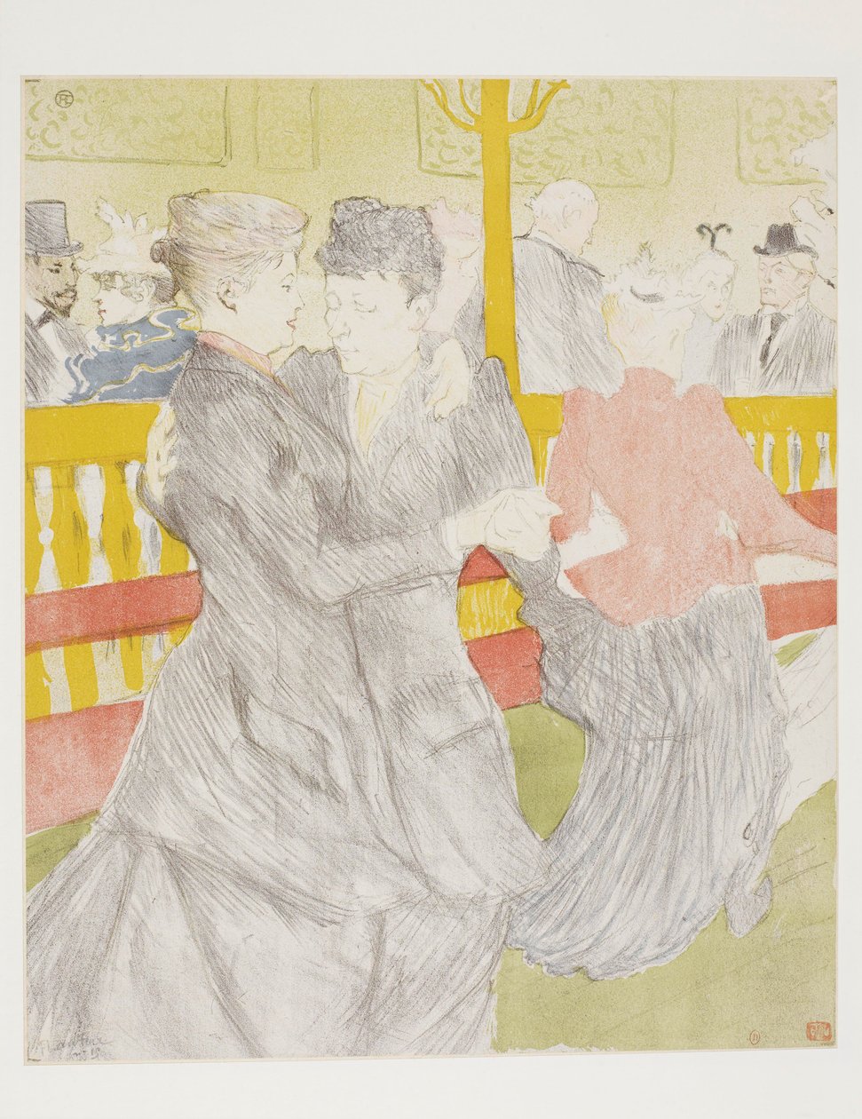 Der Tanz im Moulin Rouge von Henri de Toulouse-Lautrec
