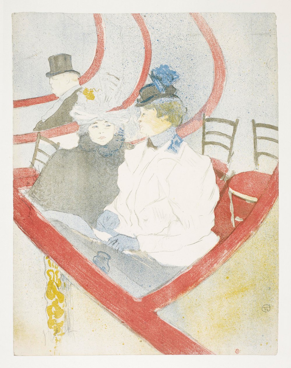 Die große Loge von Henri de Toulouse-Lautrec