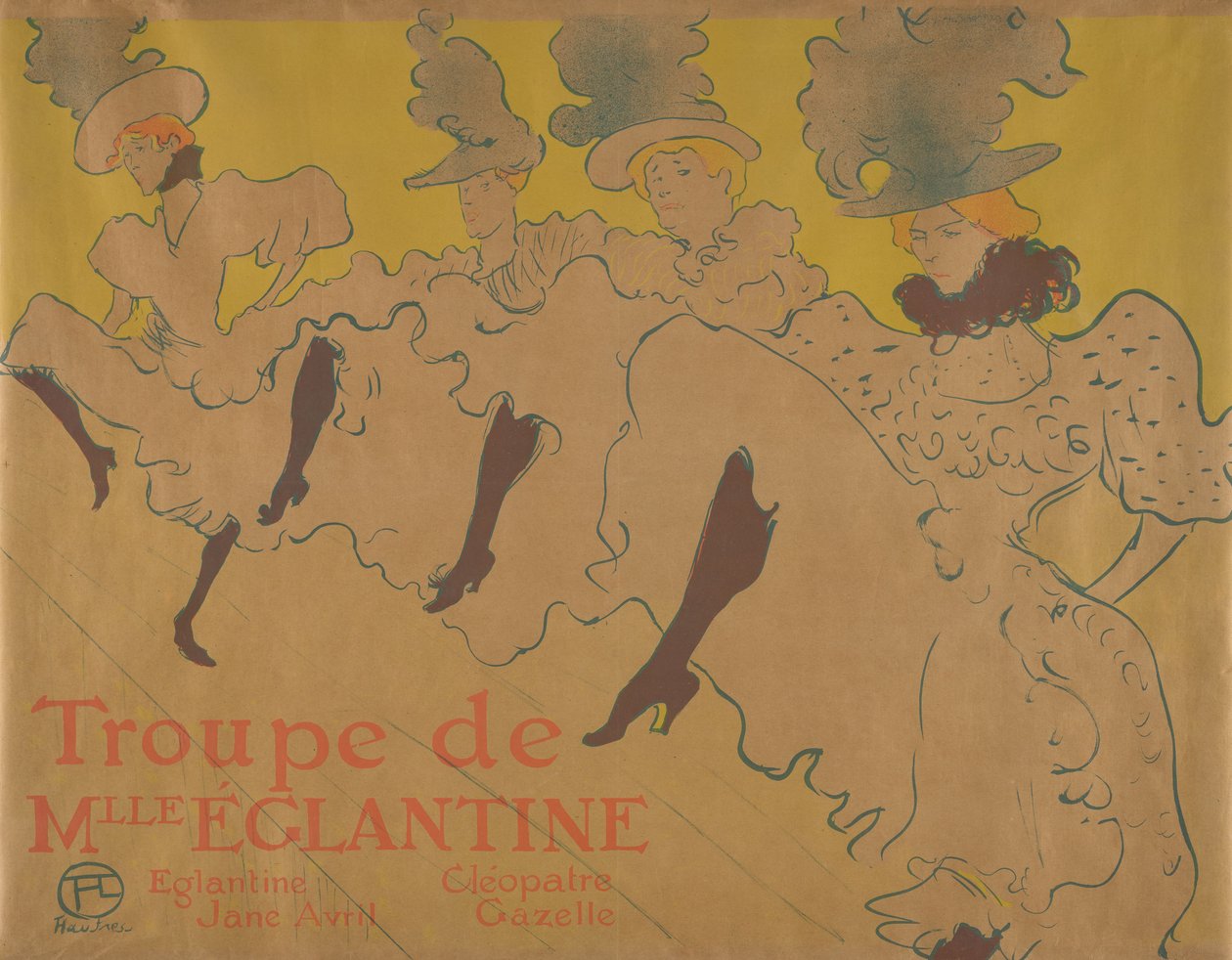 Die Truppe von Mademoiselle Églantine von Henri de Toulouse-Lautrec