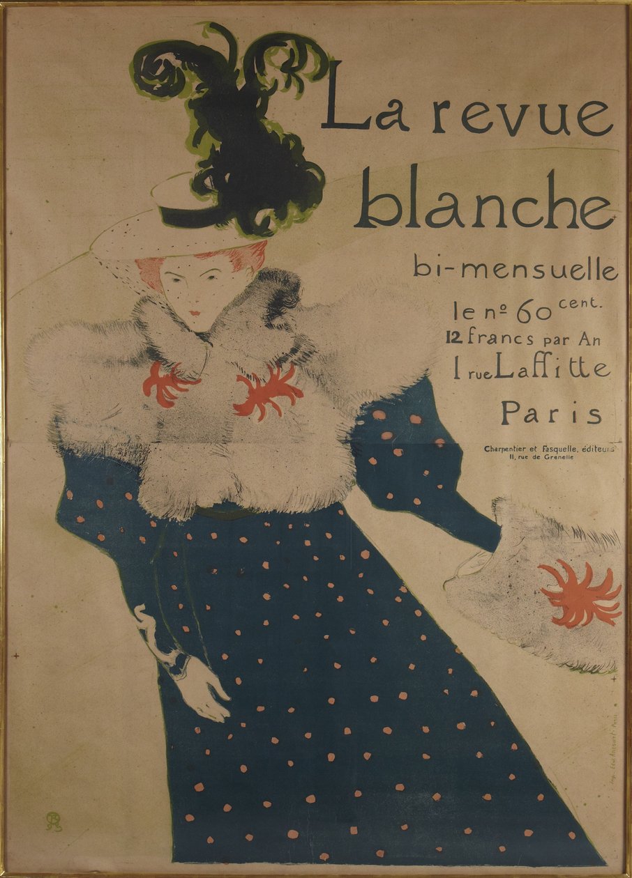 La revue blanche von Henri de Toulouse-Lautrec