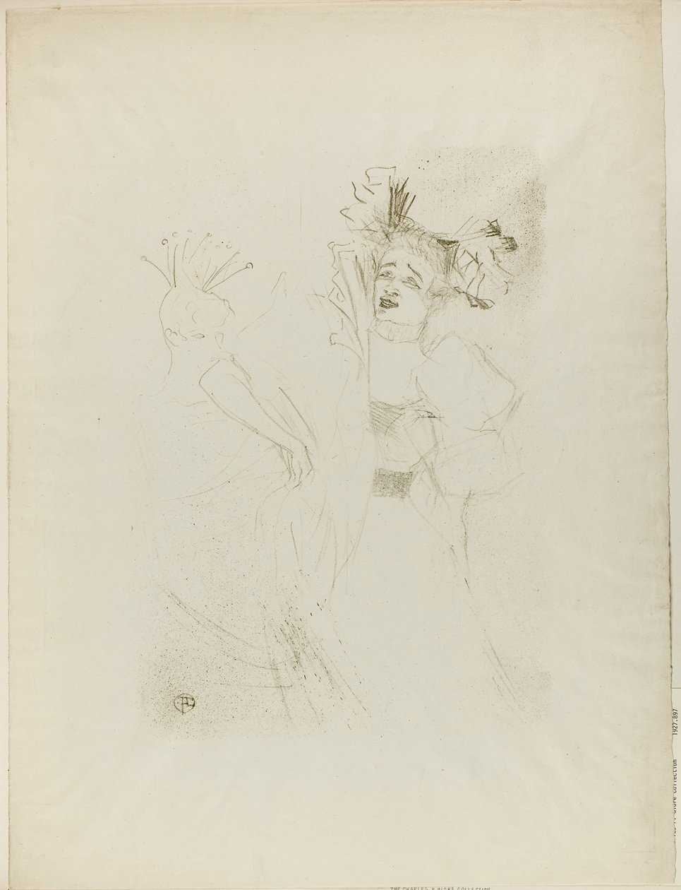 Lender in Chilpéric, Frontalansicht von Henri de Toulouse-Lautrec