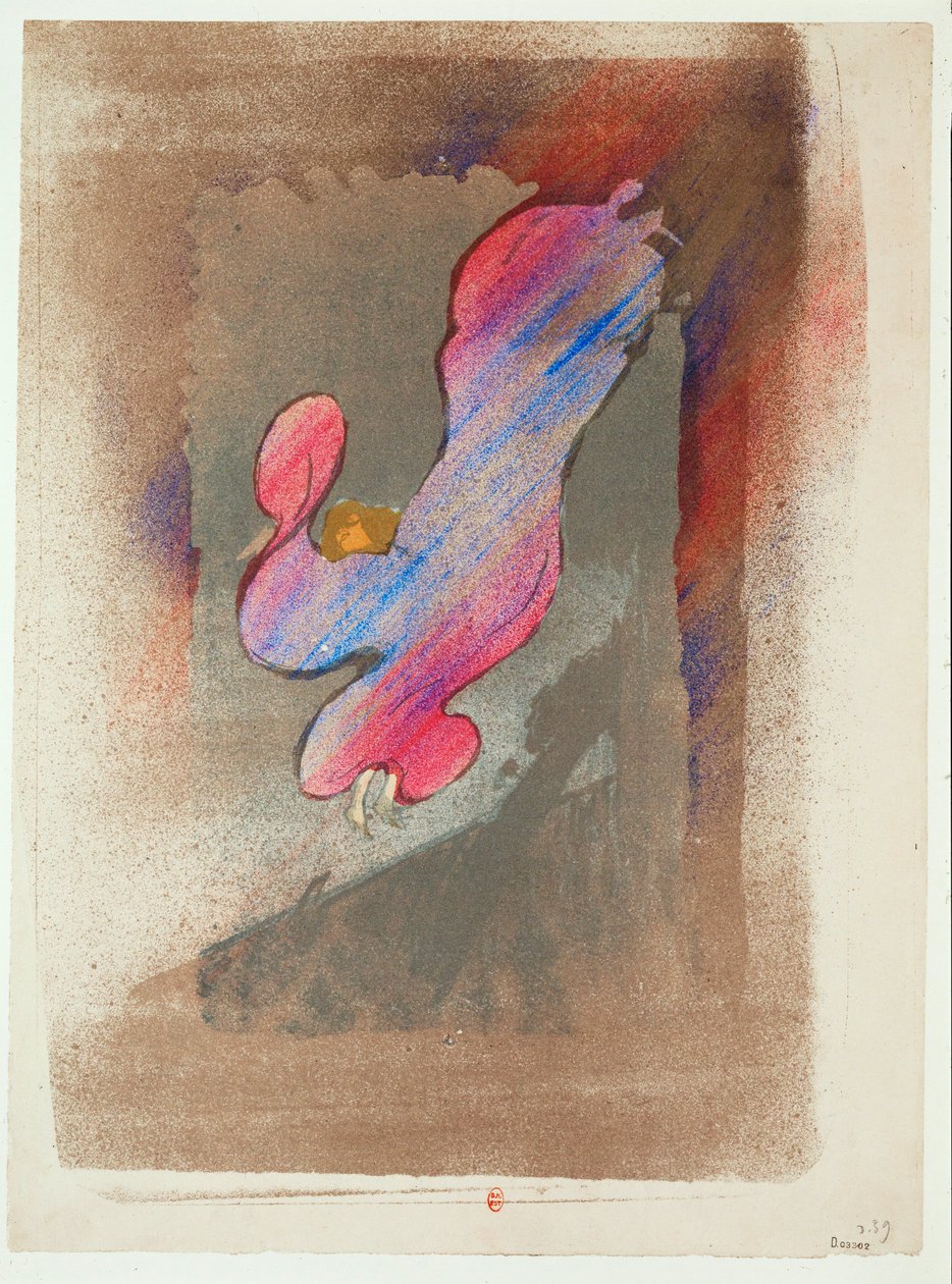 Loie Fuller von Henri de Toulouse-Lautrec