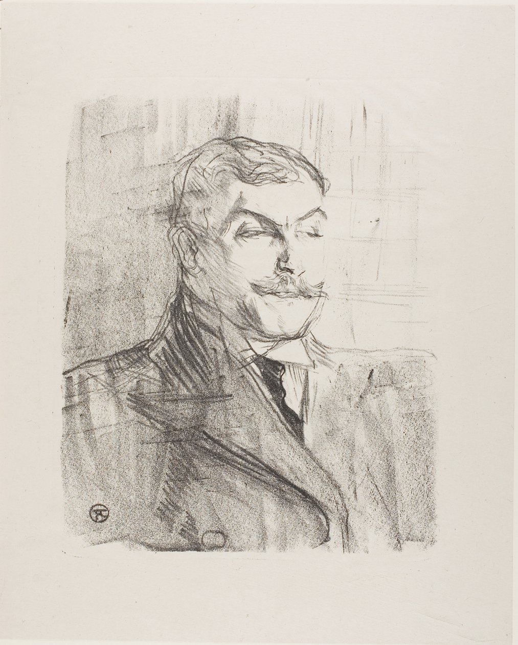 Lucien Guitry, aus Treize Lithographies von Henri de Toulouse-Lautrec