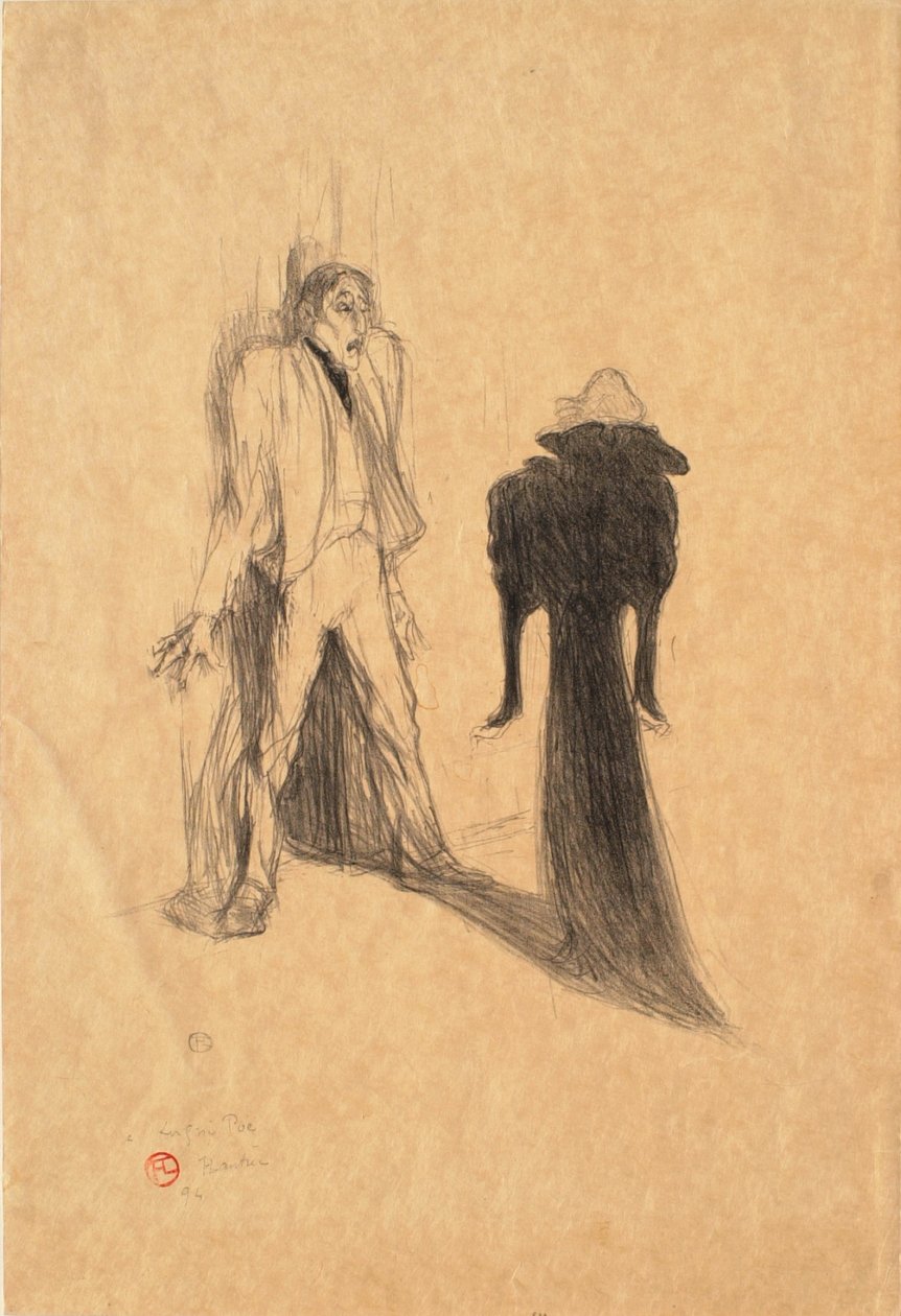 Lugné Poë in „Das Bild“ von Henri de Toulouse-Lautrec