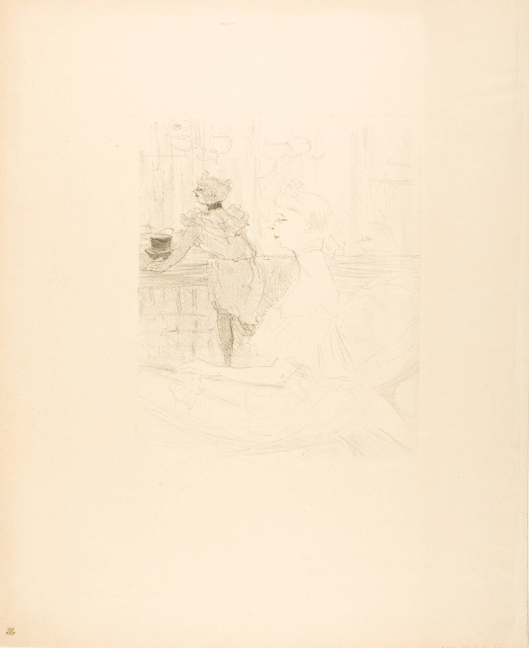 Mademoiselle Leconte von Henri de Toulouse-Lautrec