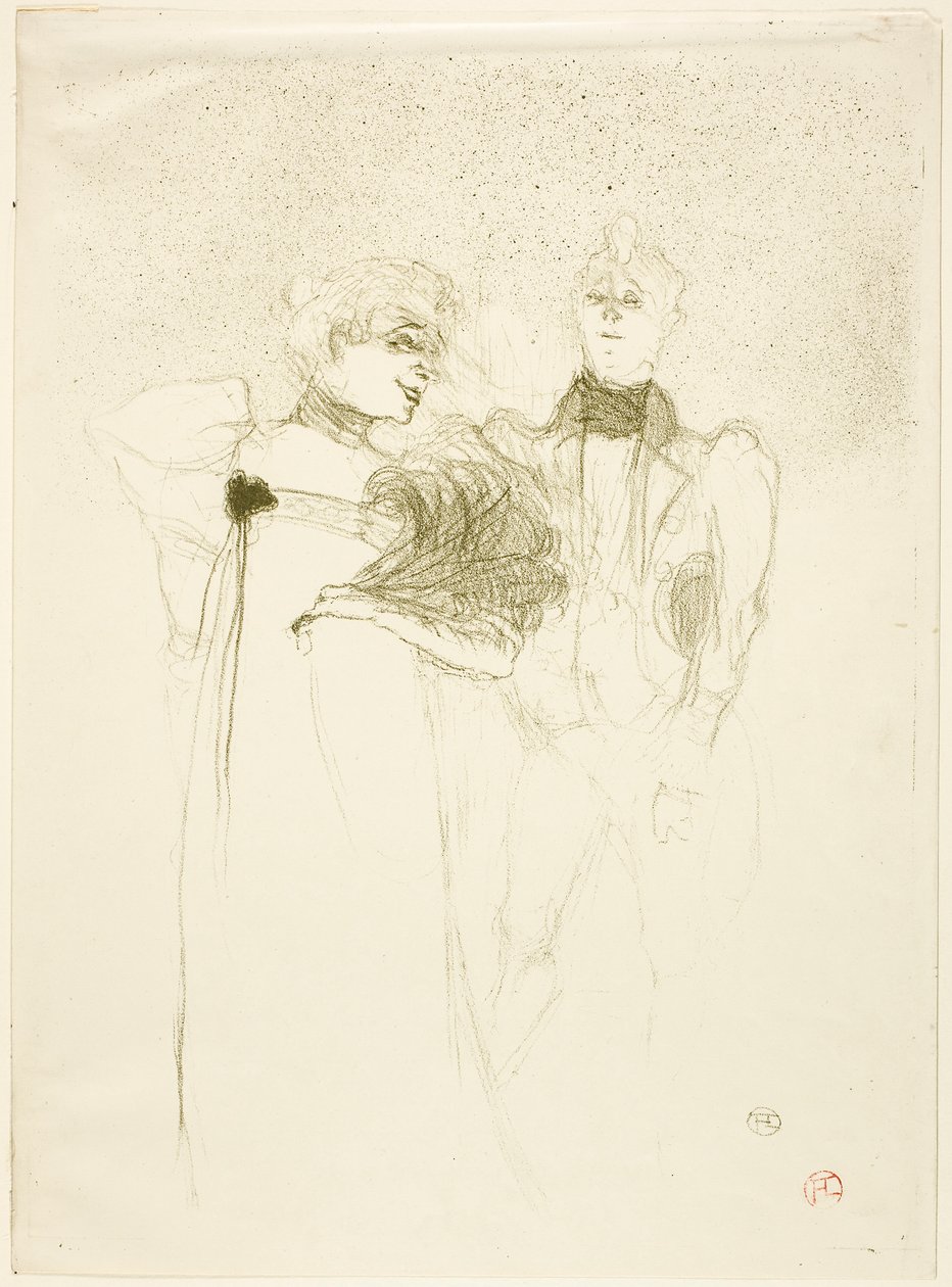 Mademoiselle Lender in Madam Satan von Henri de Toulouse-Lautrec