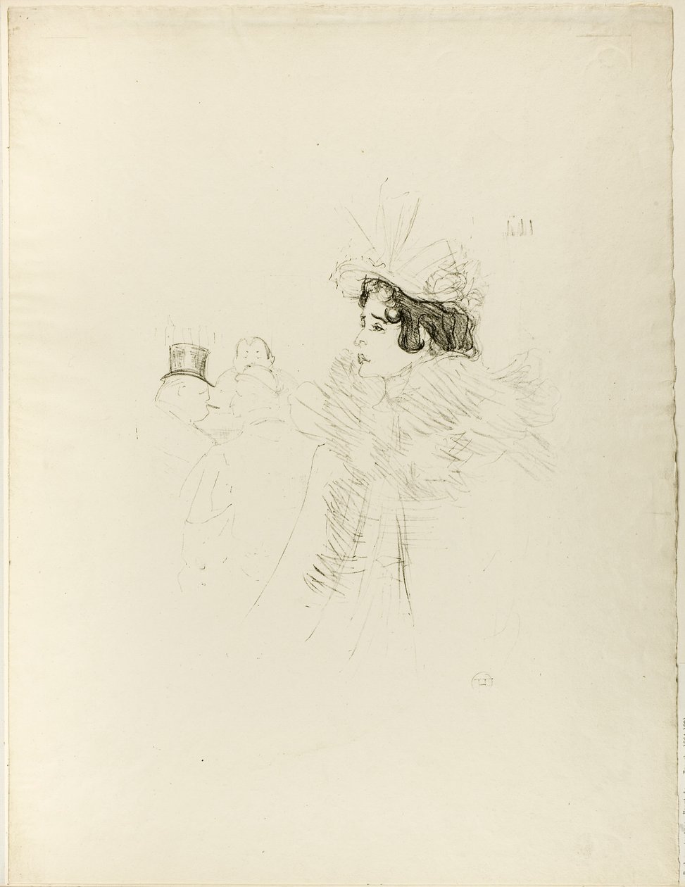Miss May Belfort an der Bar Achille von Henri de Toulouse-Lautrec